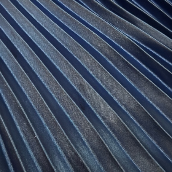 Betsey Johnson New York Size 4 Vintage Accordion Pleats Cobalt Blue Dress Y2K - Picture 8 of 17